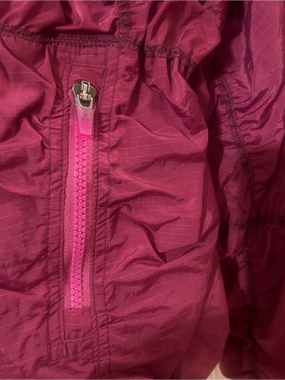 Like New Free People Movement Fuscia Happy Camper Pullover Size Small - Picture 4 of 14